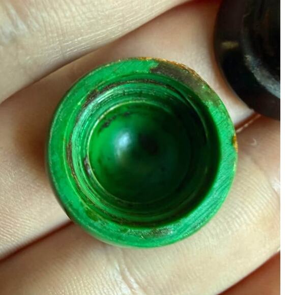 Vintage Molinard Habanita Concréta Perfume Balm | Hand Painted | Made in France - Picture 5 of 6